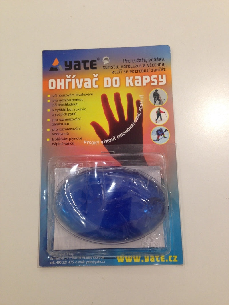 Yate Ohřívač do kapsy Amaroun 10x8 cm pro opakované použití 1ks