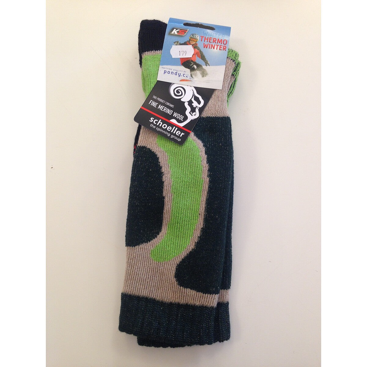 Pondy Dětské termopodkolenky barevné s vlnou Merino - tyrkysové