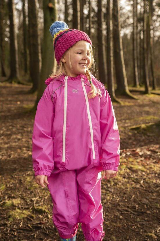 MAC in a SAC Dětská nepromokavá kombinéza bunda Mac in Sac Kid overal pink