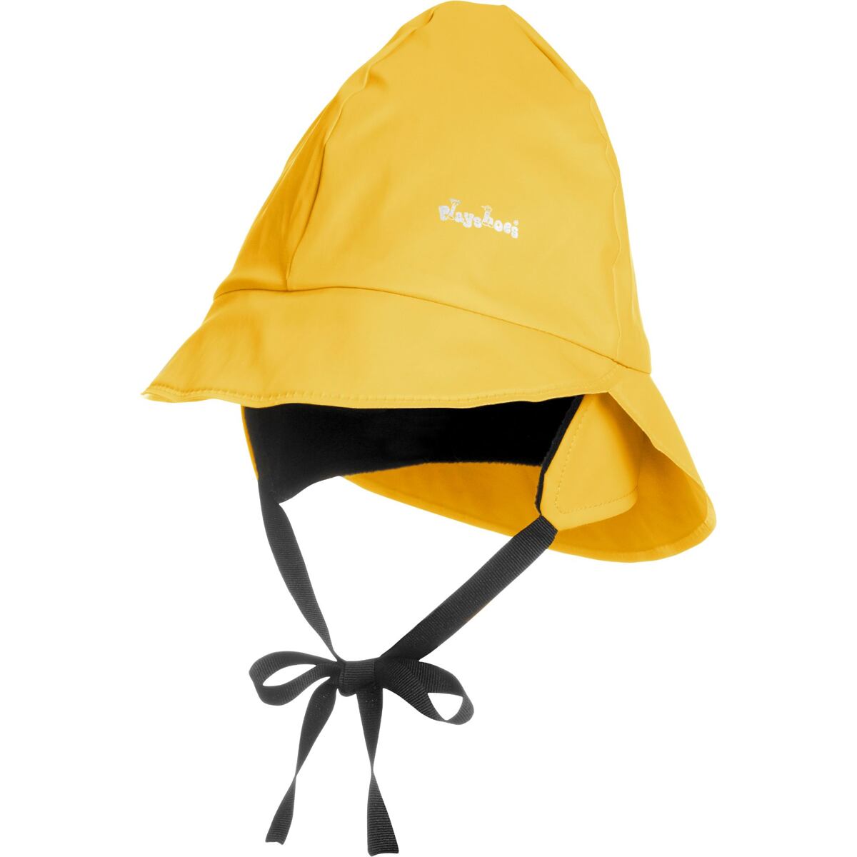 Playshoes Dětský klobouk do deště s fleecem žlutý