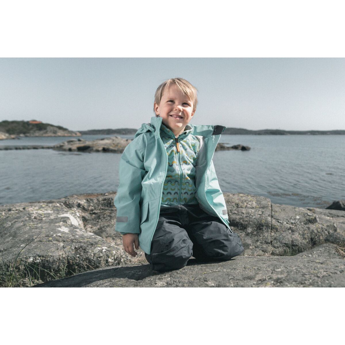 Didriksons Dětské nepromokavé kalhoty Idur navy - ROSTOUCÍ