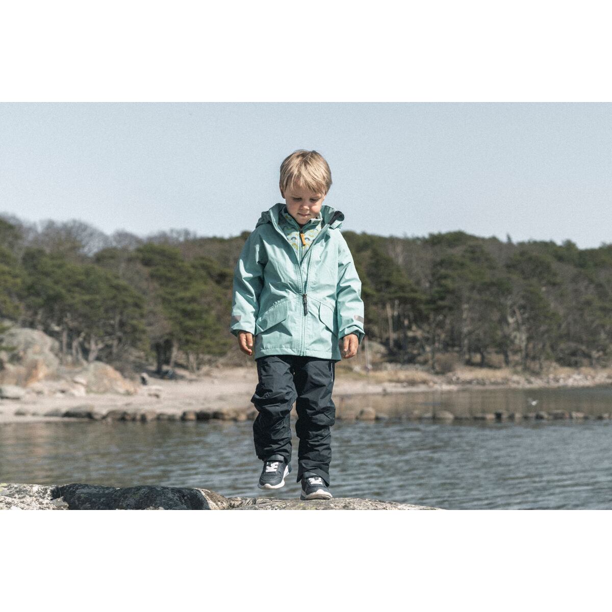 Didriksons Dětské nepromokavé kalhoty Idur navy - ROSTOUCÍ