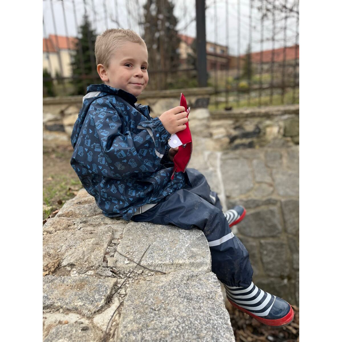 Playshoes Dětské holínky Námořnický pruh