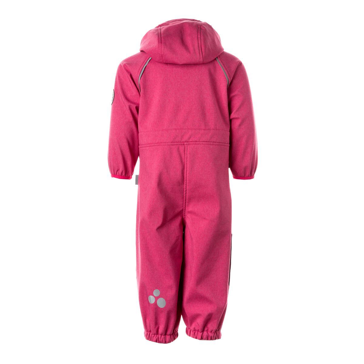 Huppa Dětská softshellová kombinéza Adal 1 fuchsia/ burgundy REFLEX