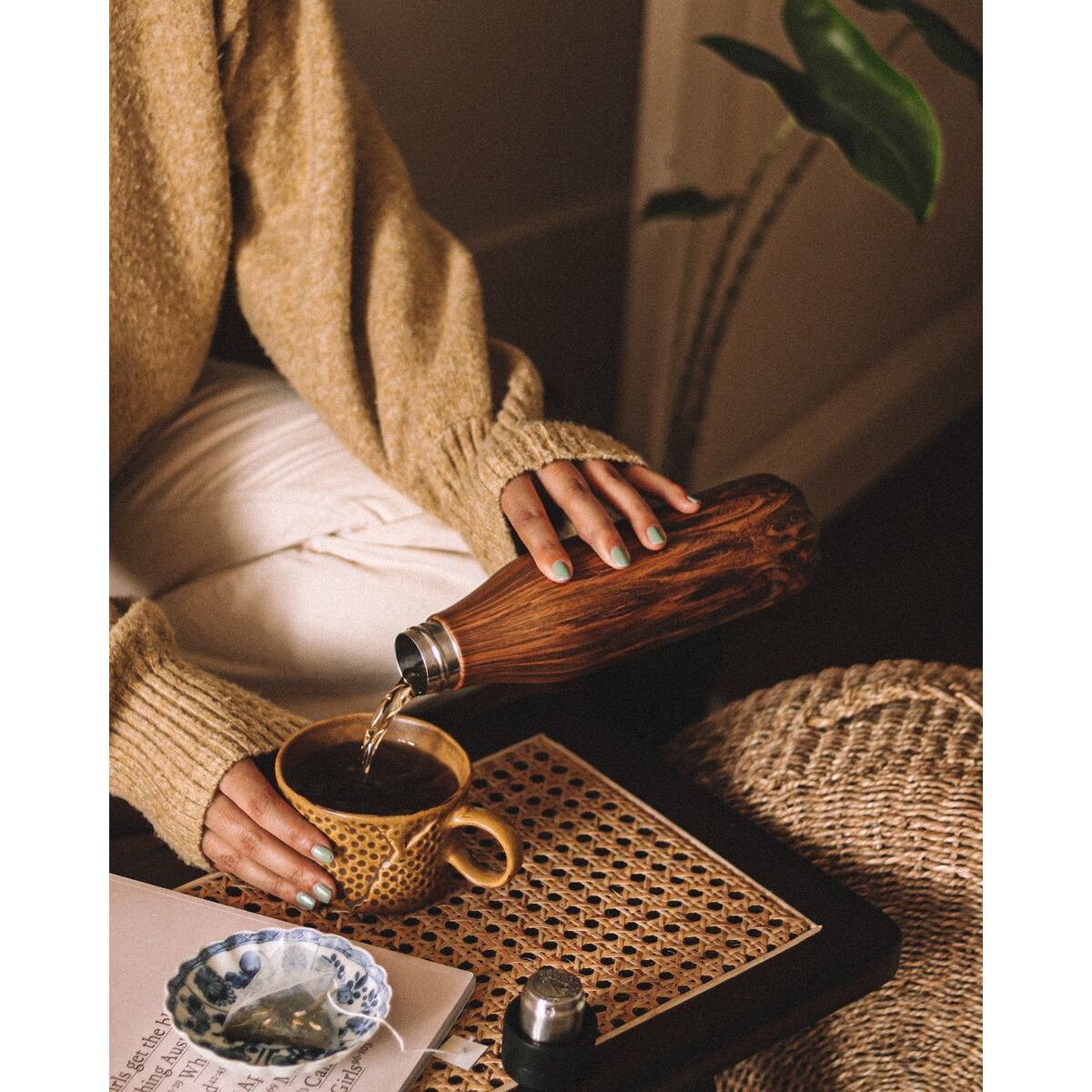 Les Artistes Termoska Bottle Up 500ml Wood