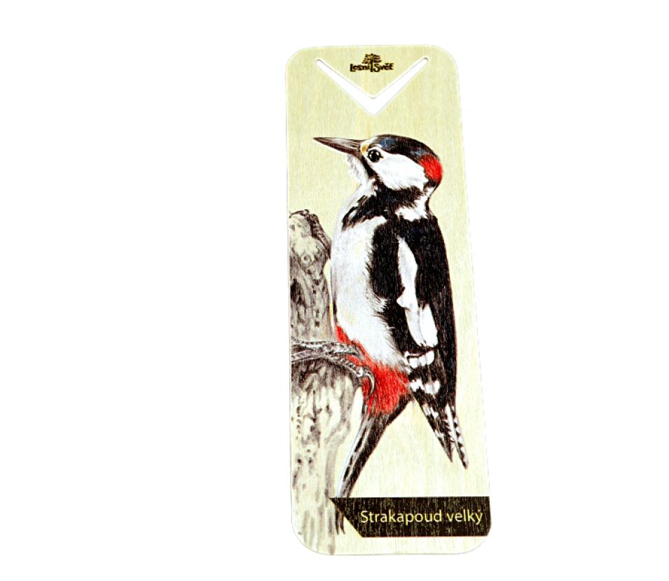 Lesní svět Dřevěná záložka Lesní svět