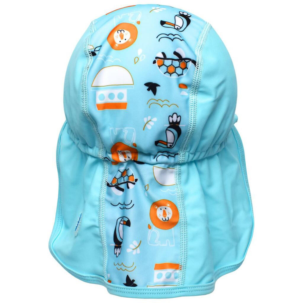 Splash About Dětská UV kšiltovka pirát Zvířátka modrá