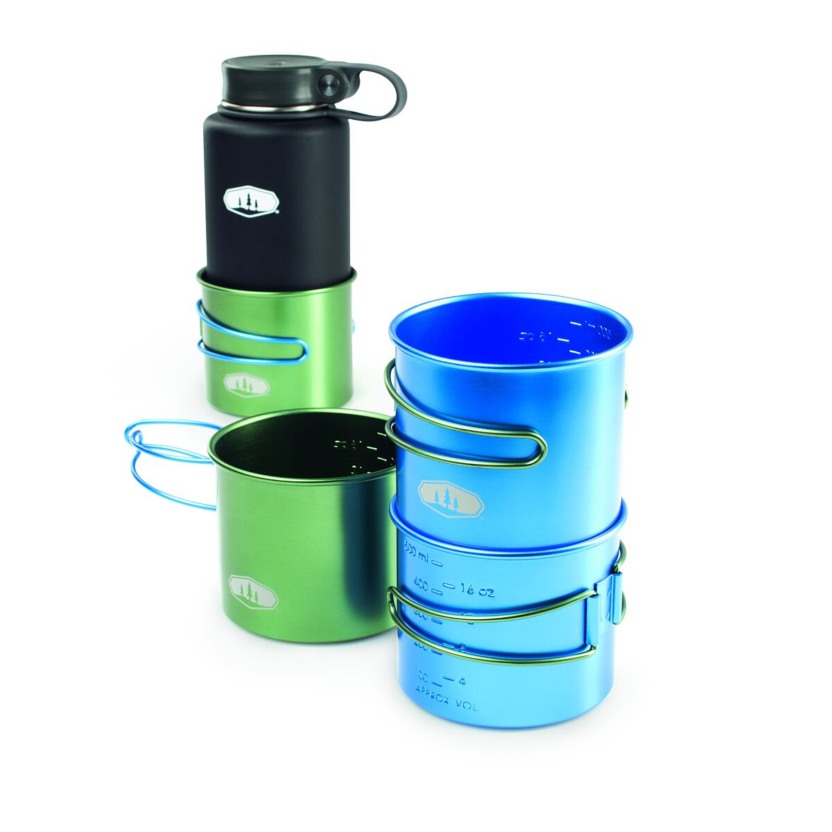 GSI outdoors Ultralehký cestovní hrnek GSI Outdoors Bugaboo Bottle Cup 591 ml - blue