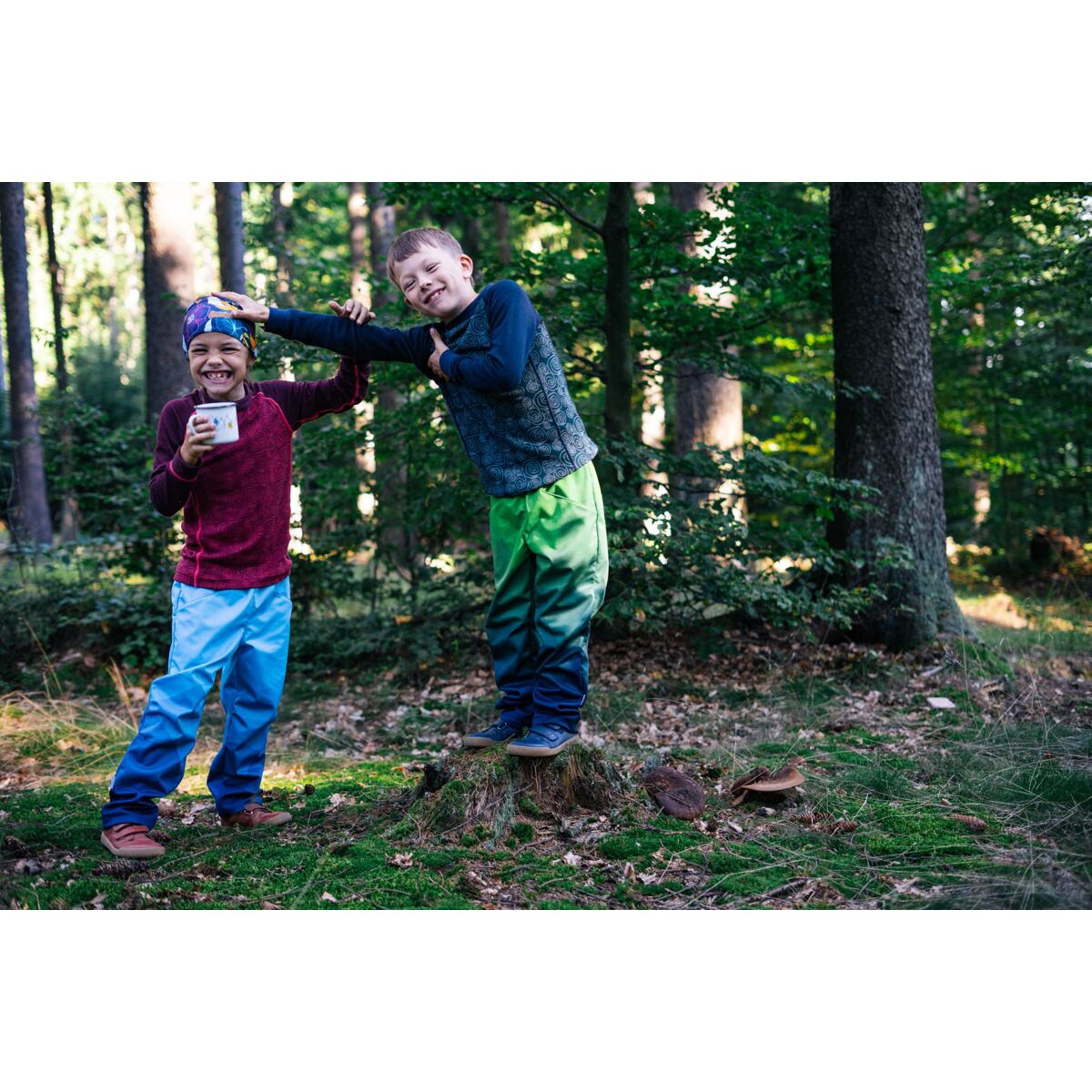 Devold Dětské funkční tričko s merinem Duo active woods s dlouhým rukávem