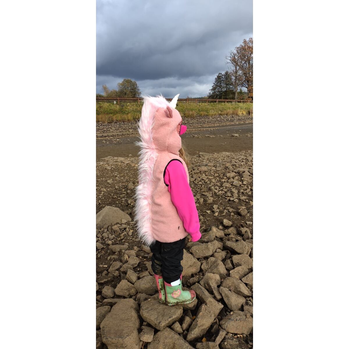 Huppa Dětská fleecová bunda Bennie fuchsia