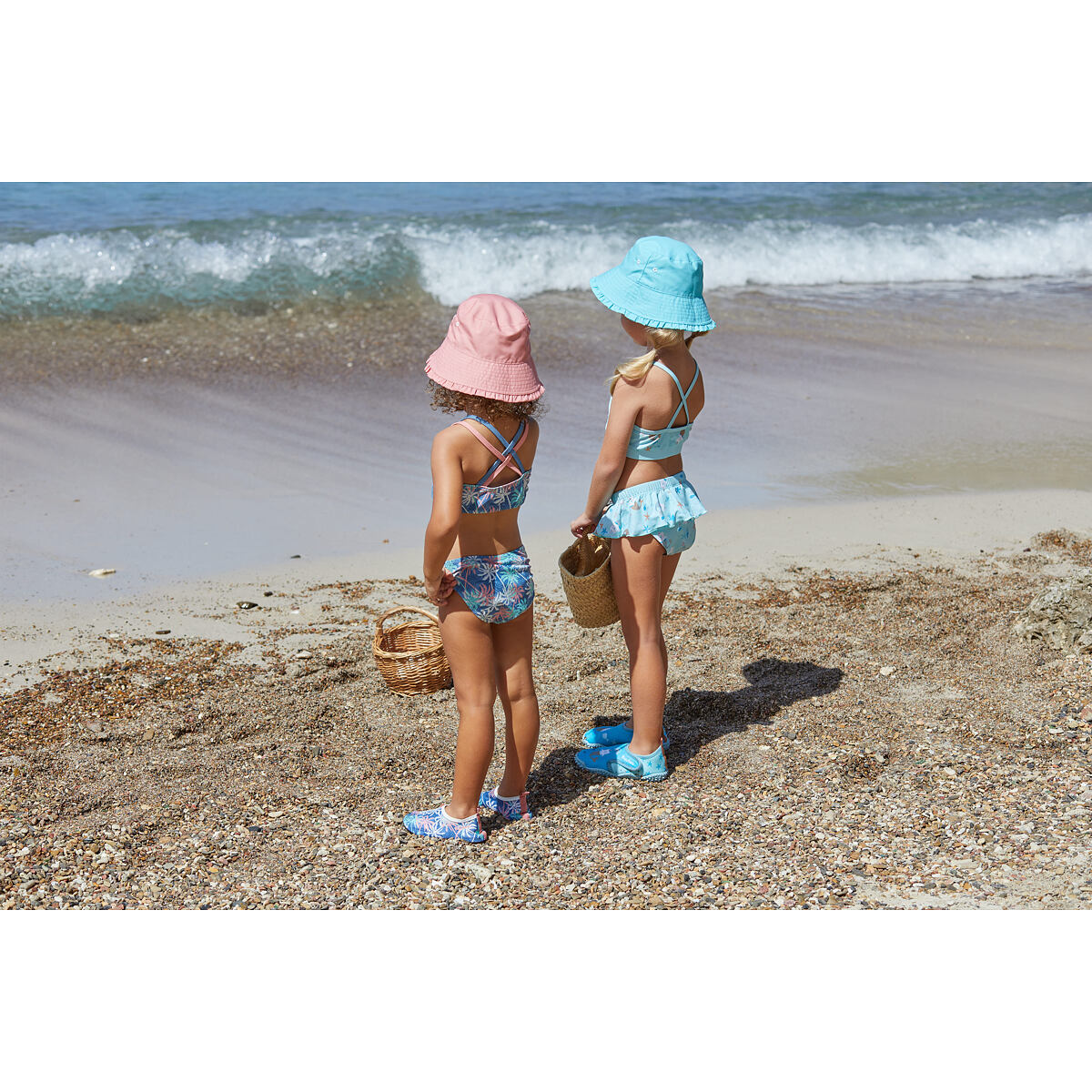 Playshoes Dívčí plavky s UV dvojdílné Palmy