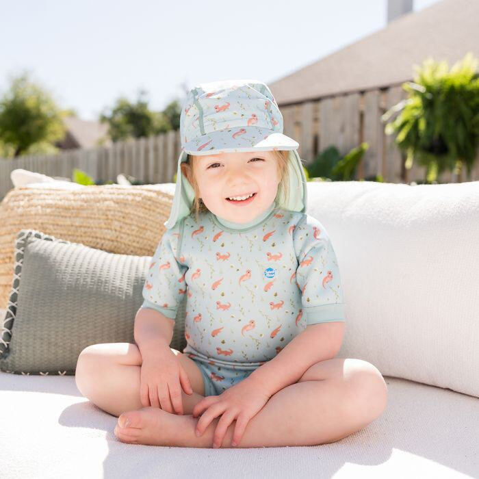 Splash About Dětské neoprénové UV body s krátkým rukávem Playful Otters