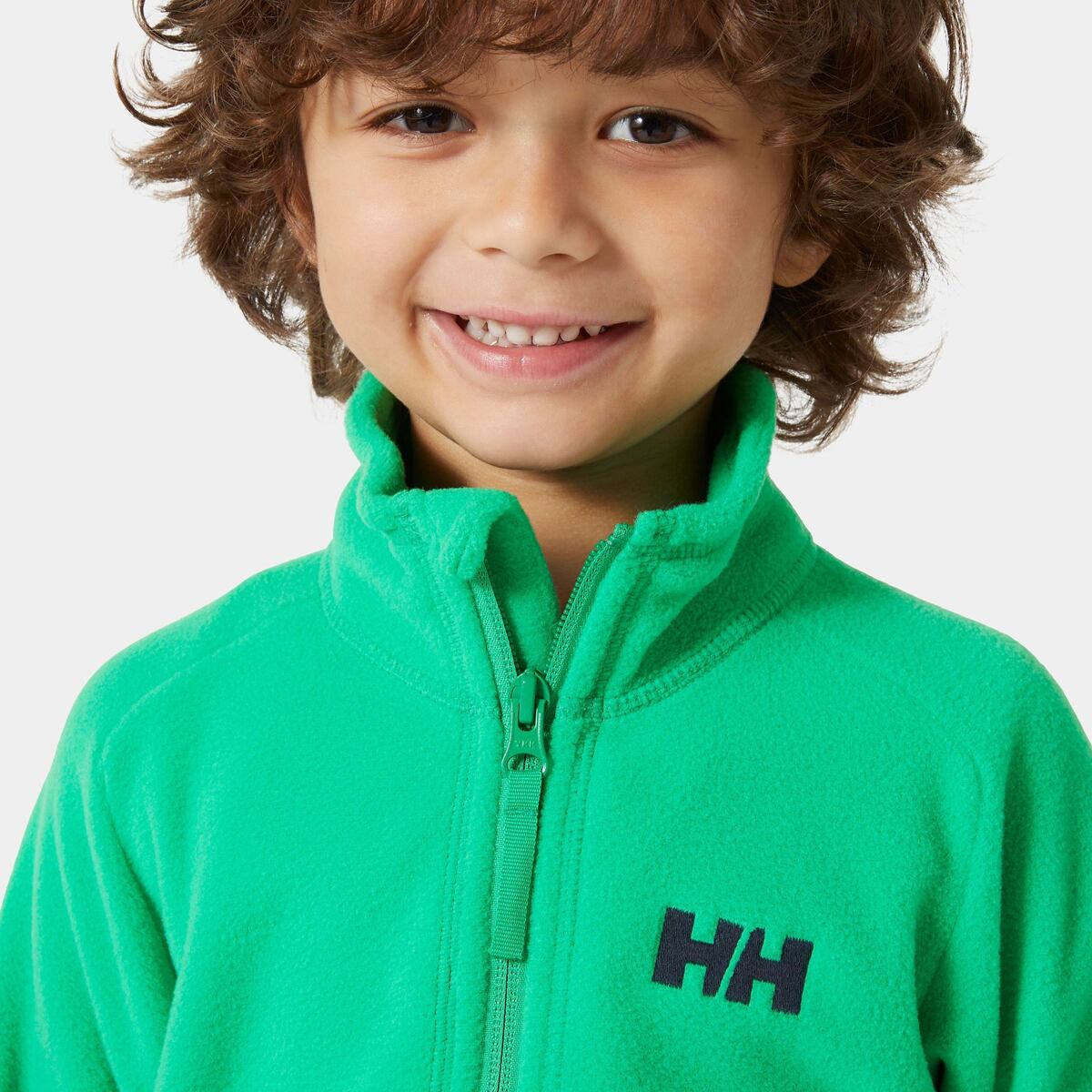 Helly Hansen Dětská fleecová mikina K Daybreaker 2.0 - bright green