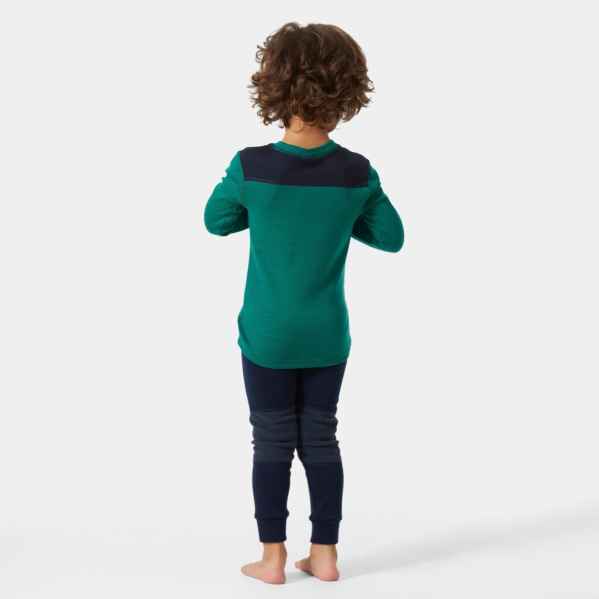 Helly Hansen Dětské termoprádlo K Lifa Merino set - emerald
