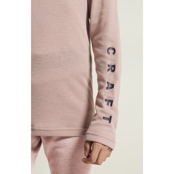 Craft Dětské termoprádlo Core set Warm Baselayer růžové