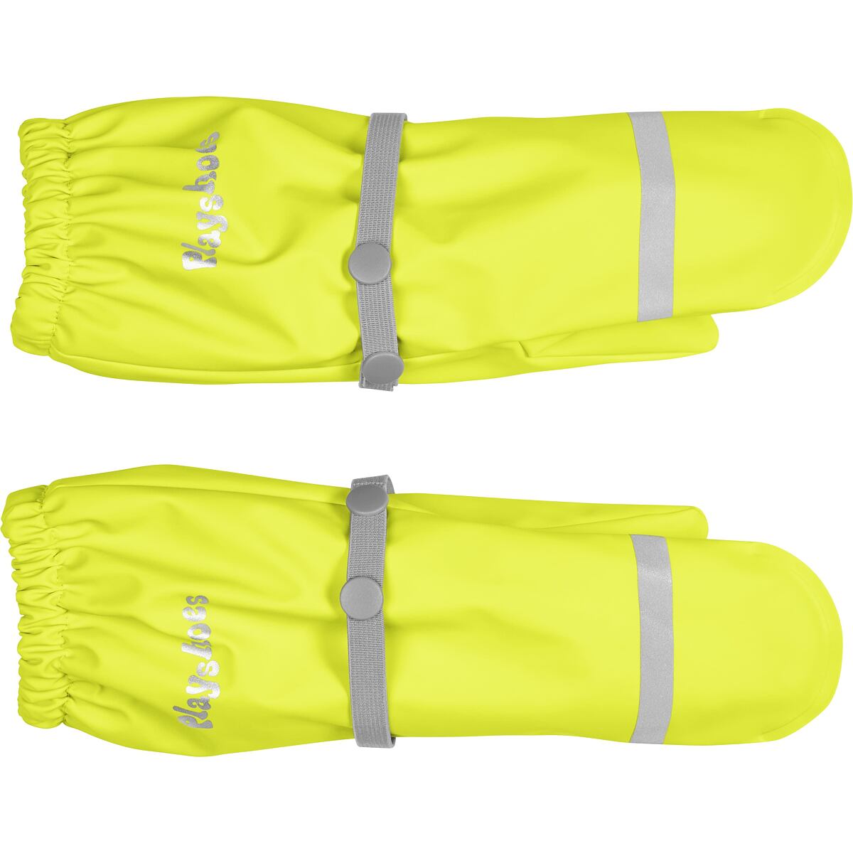 Playshoes Dětské zateplené rukavice do deště neonově žluté velikost rukavic