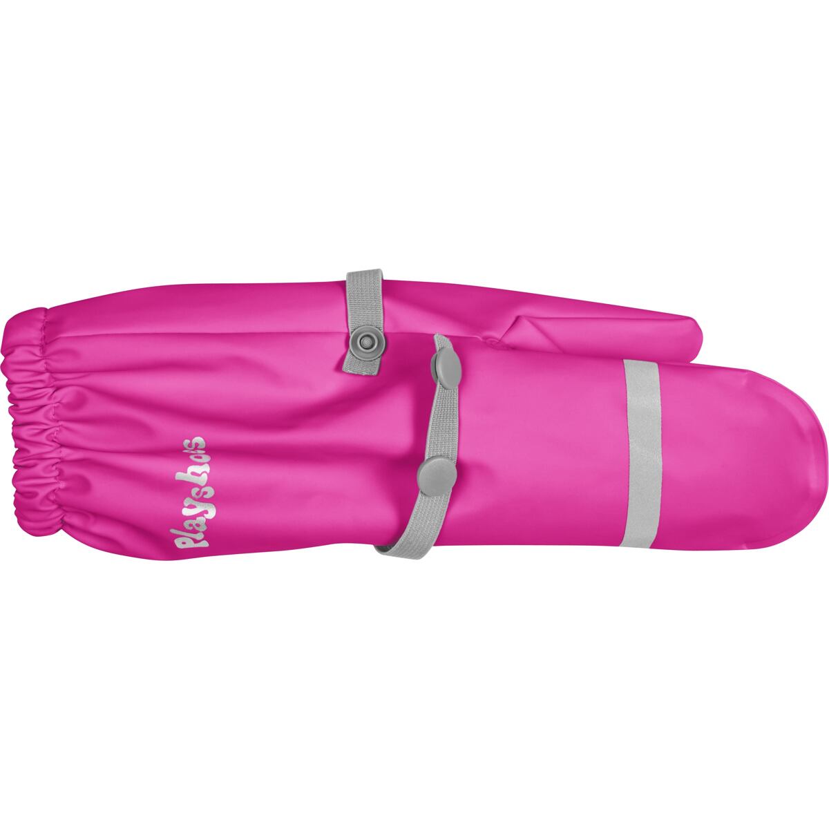 Playshoes Dětské zateplené rukavice do deště neonově růžové