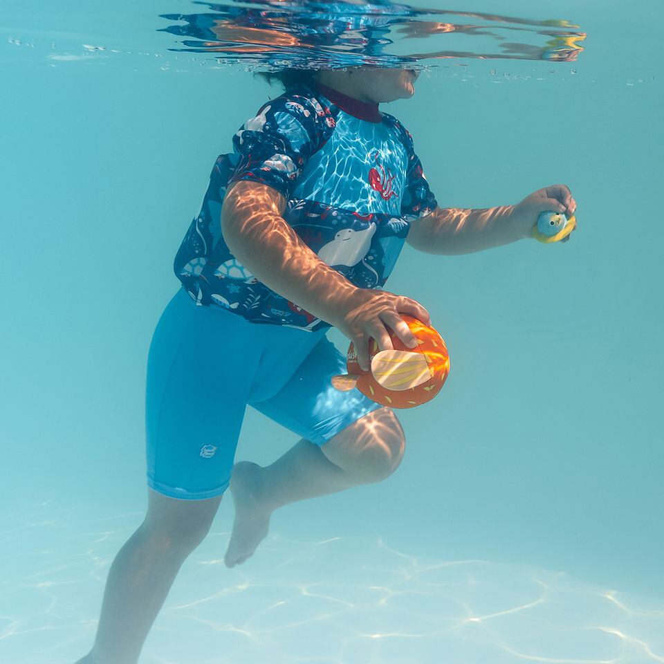 Splash About Dětský plováček s krátkým rukávem Sea Life