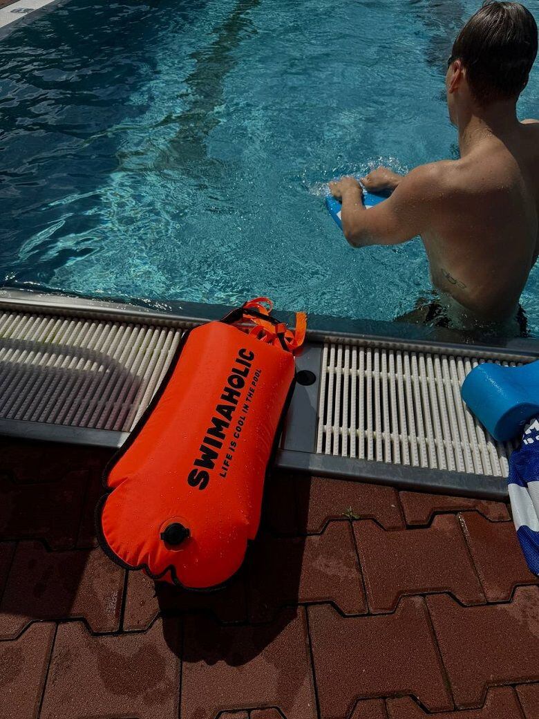 Swimaholic Plavecká bójka Swim Buoy - růžová