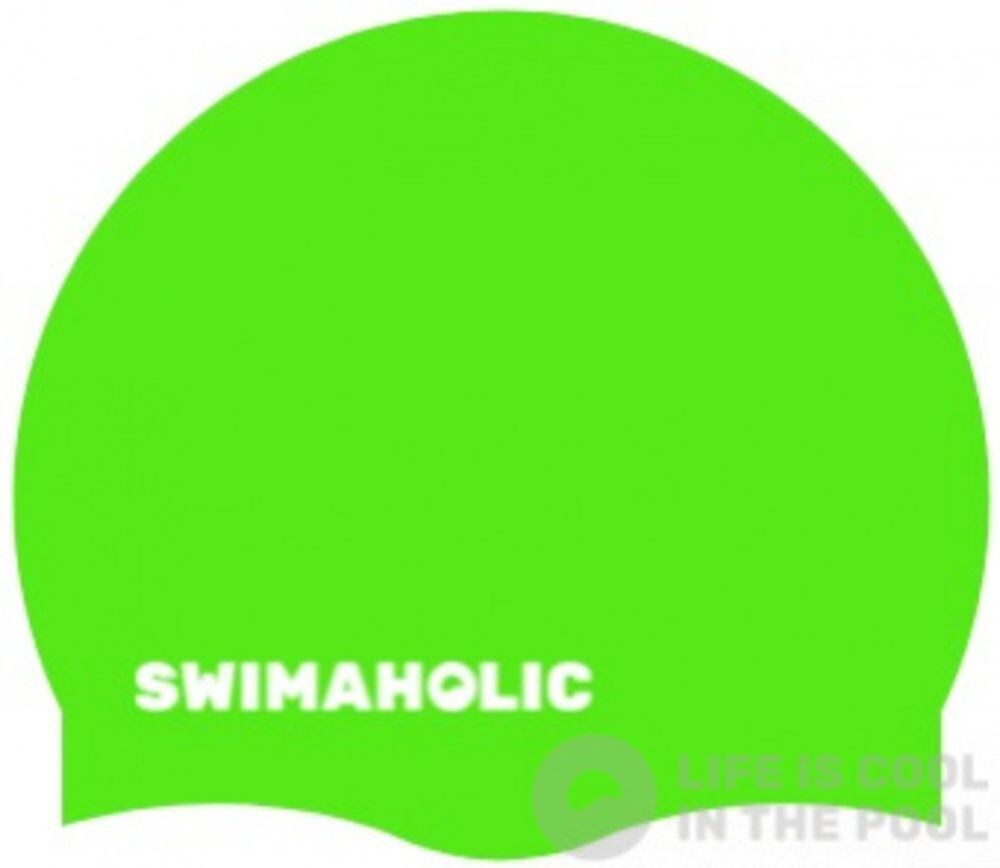 Swimaholic Dětská plavecká čepice Classic Cap Junior - zelená