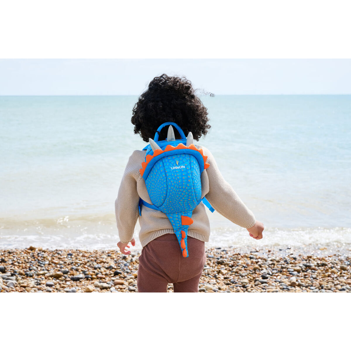 LittleLife Dětský batoh s bezpečnostním vodítkem triceratops 2 l