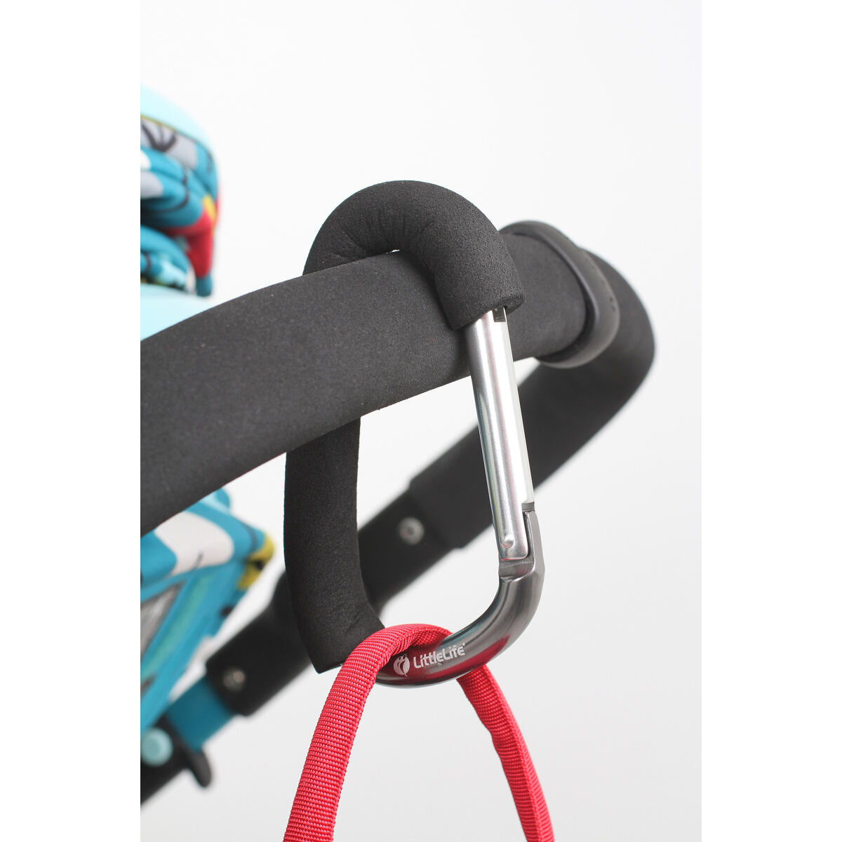 LittleLife Bezpečnostní karabina se zámkem Buggy Clip