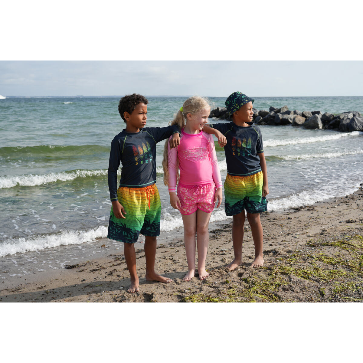 Playshoes Chlapecké UV kraťasy Surf navy