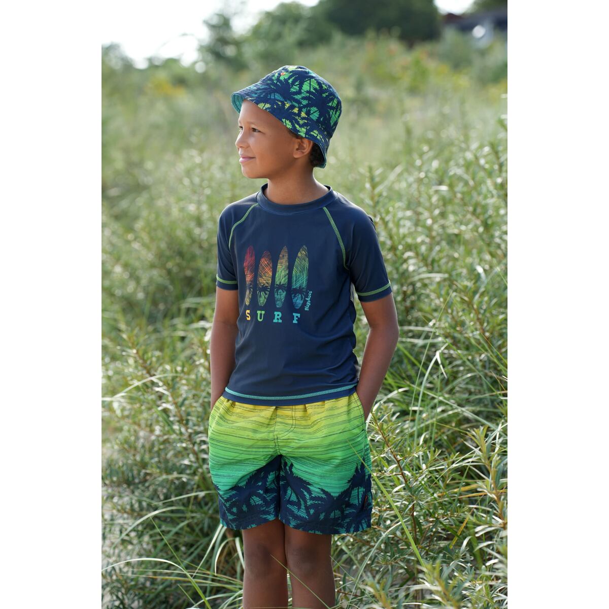 Playshoes Dětský UV klobouk Surf oboustranný