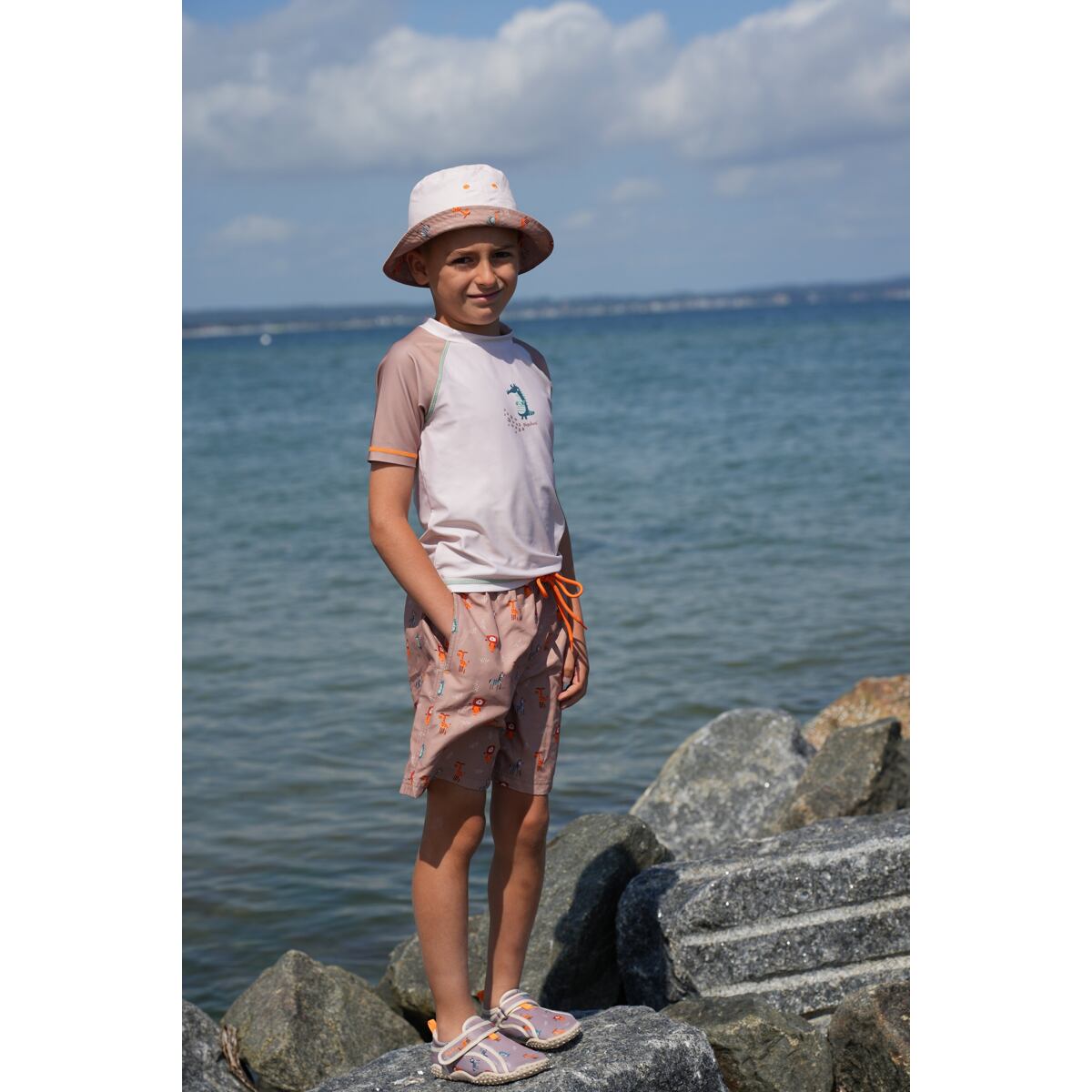 Playshoes Dětské UV tričko Wild Animals - krátký rukáv