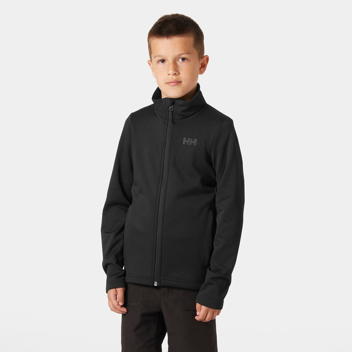 Helly Hansen Dětská fleecová mikina Jr Versalite jacket - black