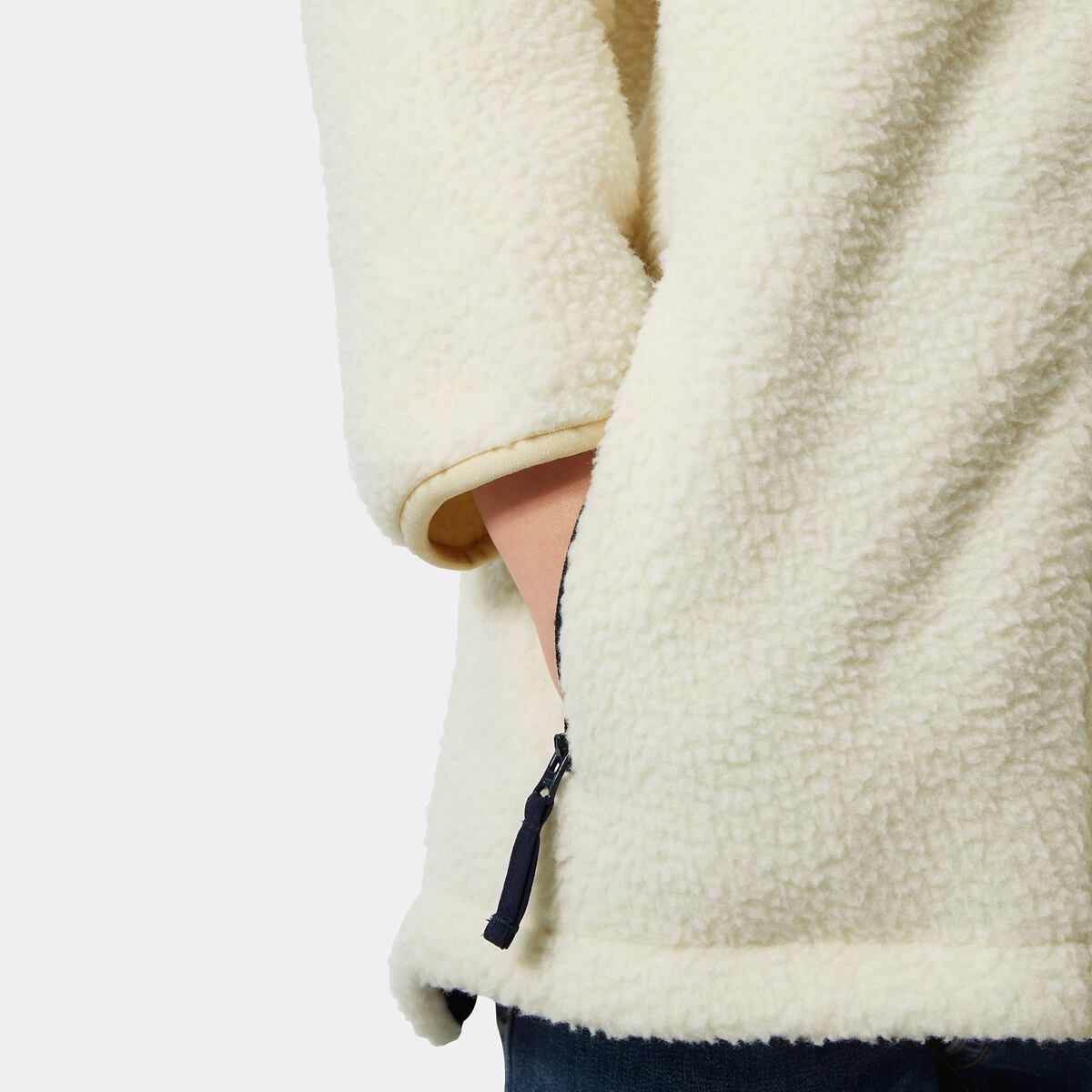 Helly Hansen Dětská fleecová bunda JR Champ Pile jacket - cream