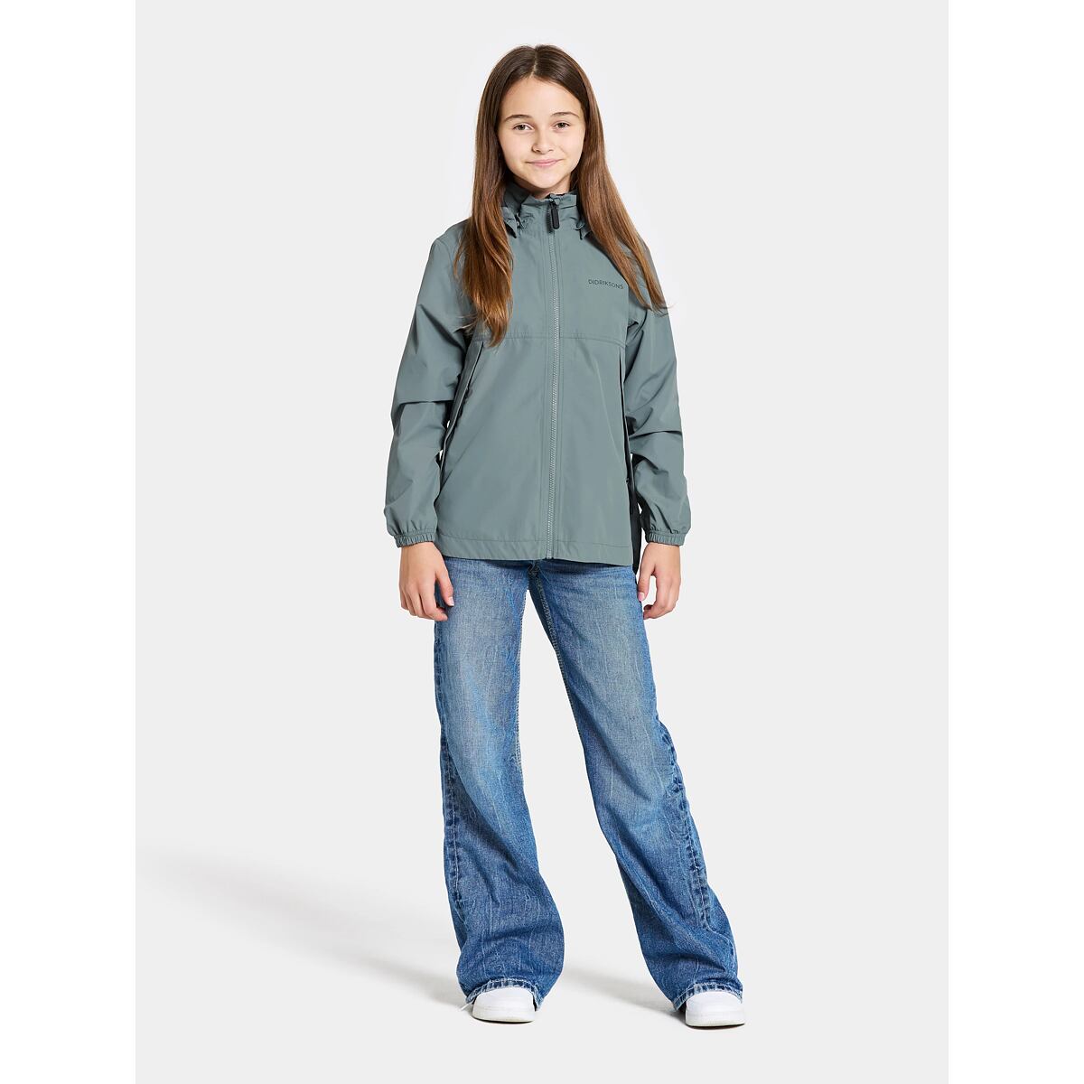 Didriksons Dětská nepromokavá bunda Meliss factory blue - ROSTOUCÍ