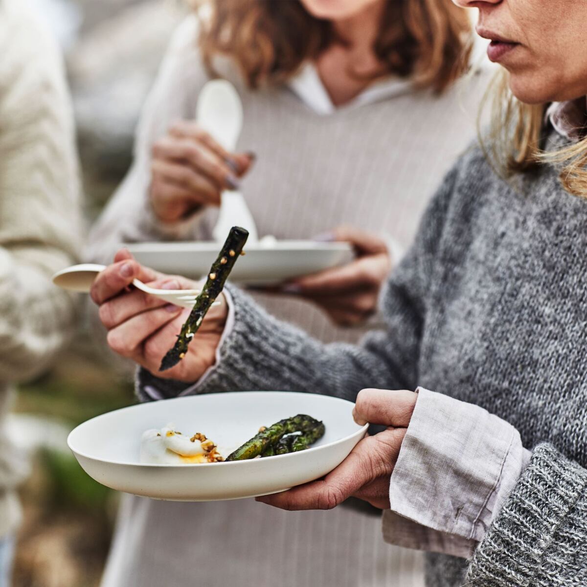 Light my fire Velký cestovní příbor Swedish Spork medium 2-pack sandygreen/dustypink