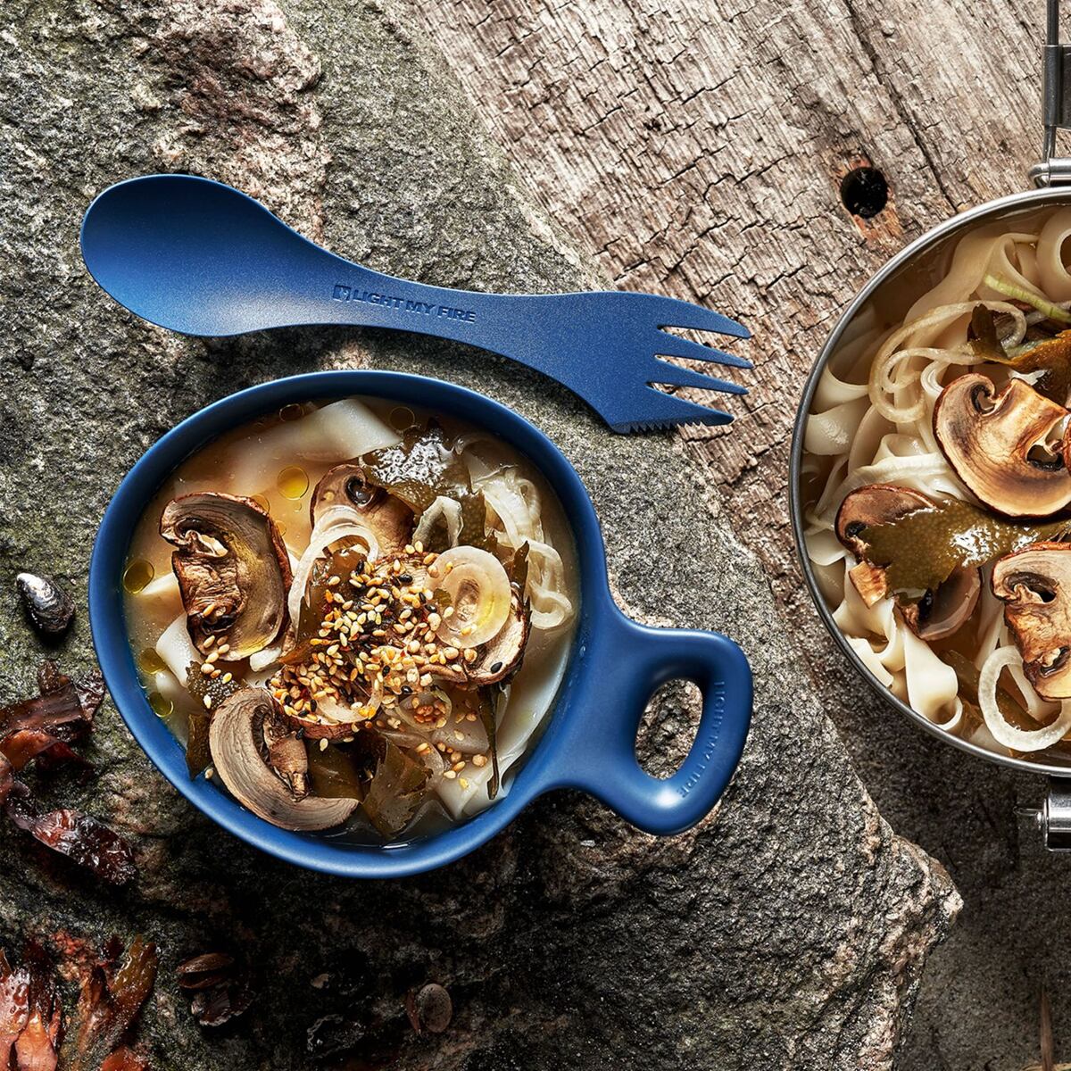 Light my fire Cestovní příbor Swedish Spork original 4-pack sagegreen