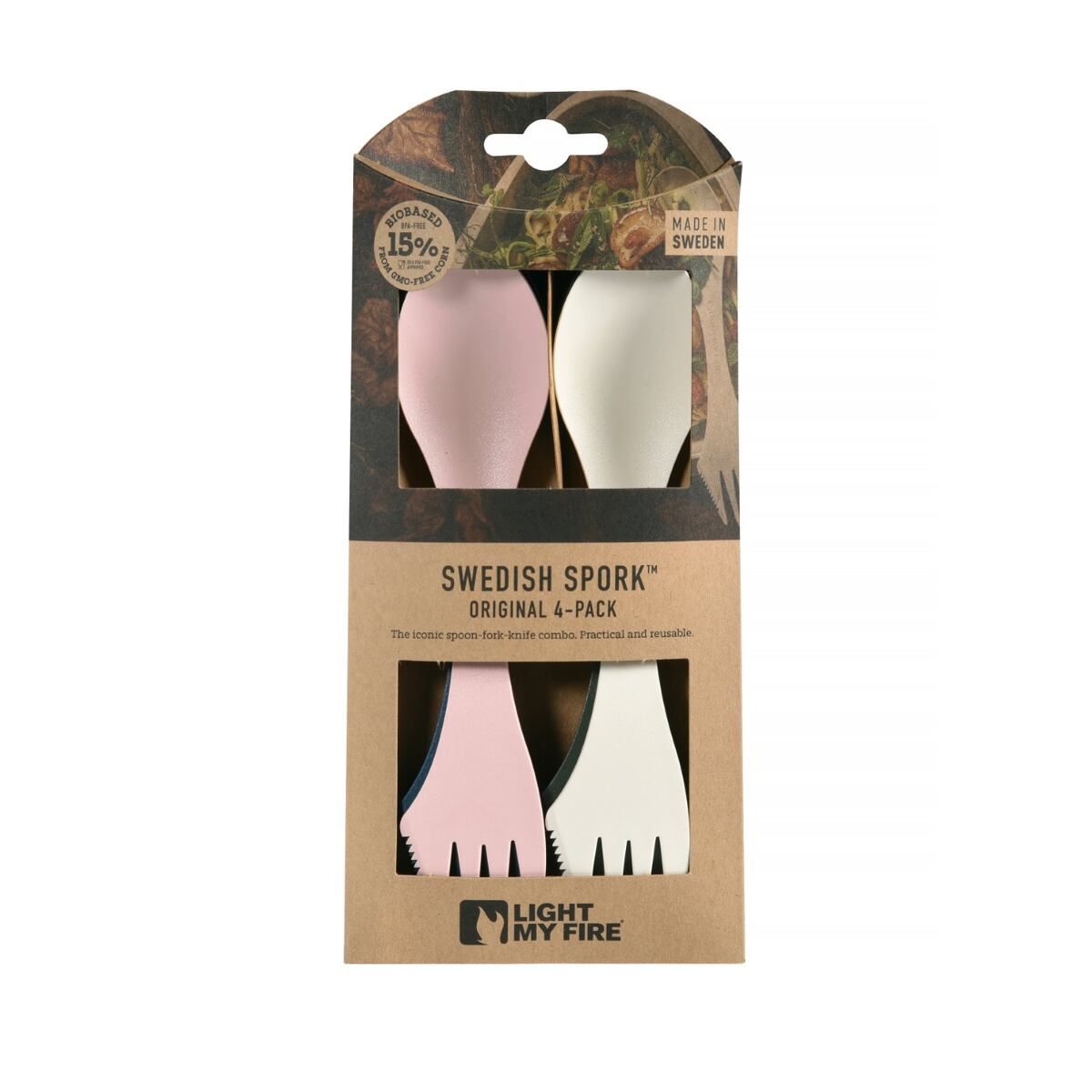 Light my fire Cestovní příbor Swedish Spork original 4-pack meadow