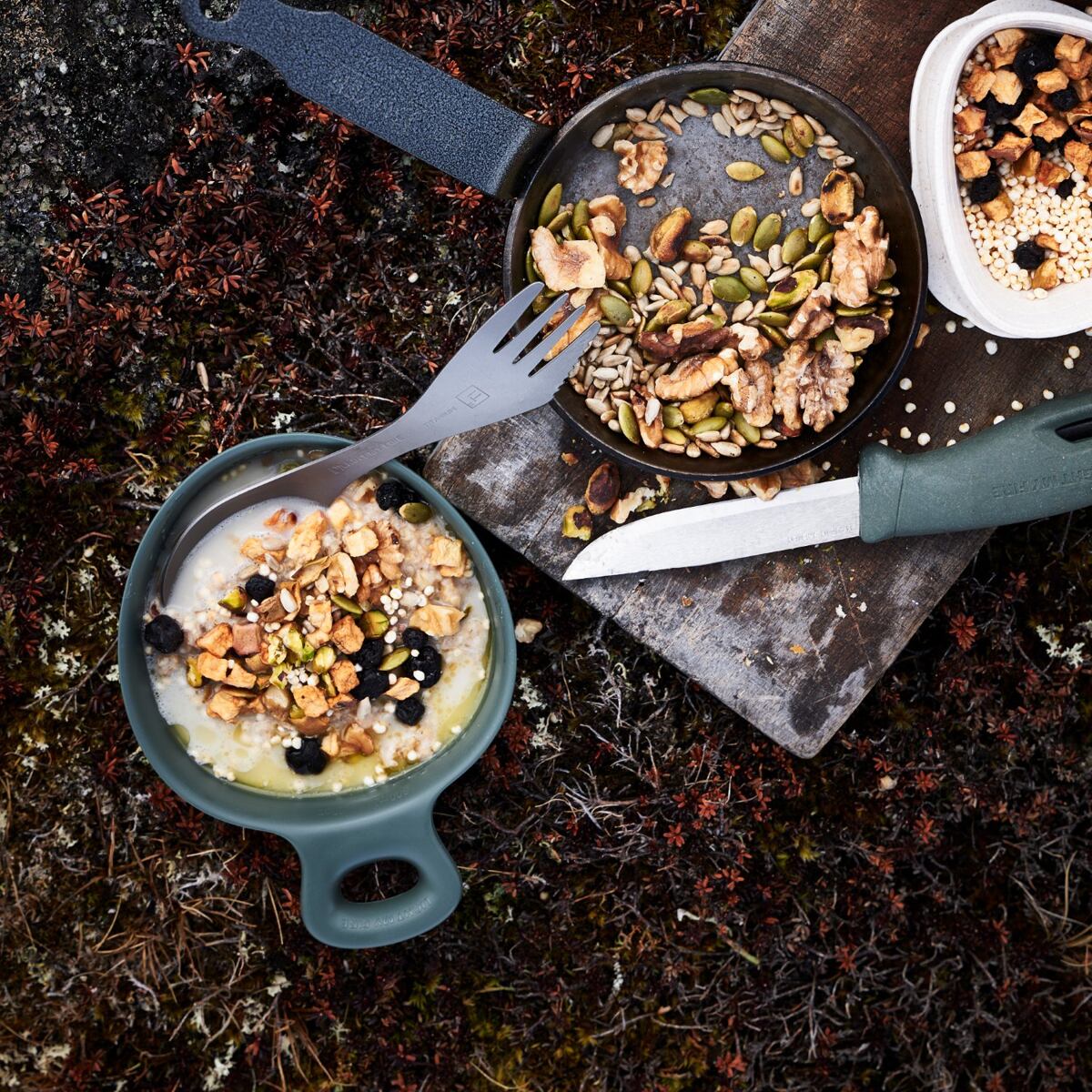 Light my fire Cestovní miska s uchem Swedish Kåsa mistypurple