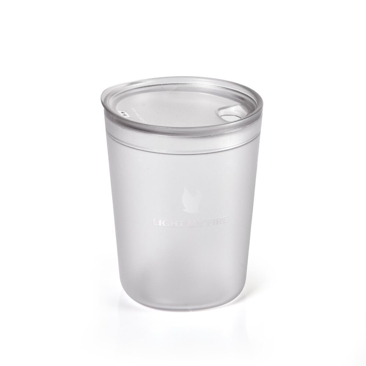 Light my fire Průhledný kelímek s víčkem Tumbler with snap lid short transparent 360 ml