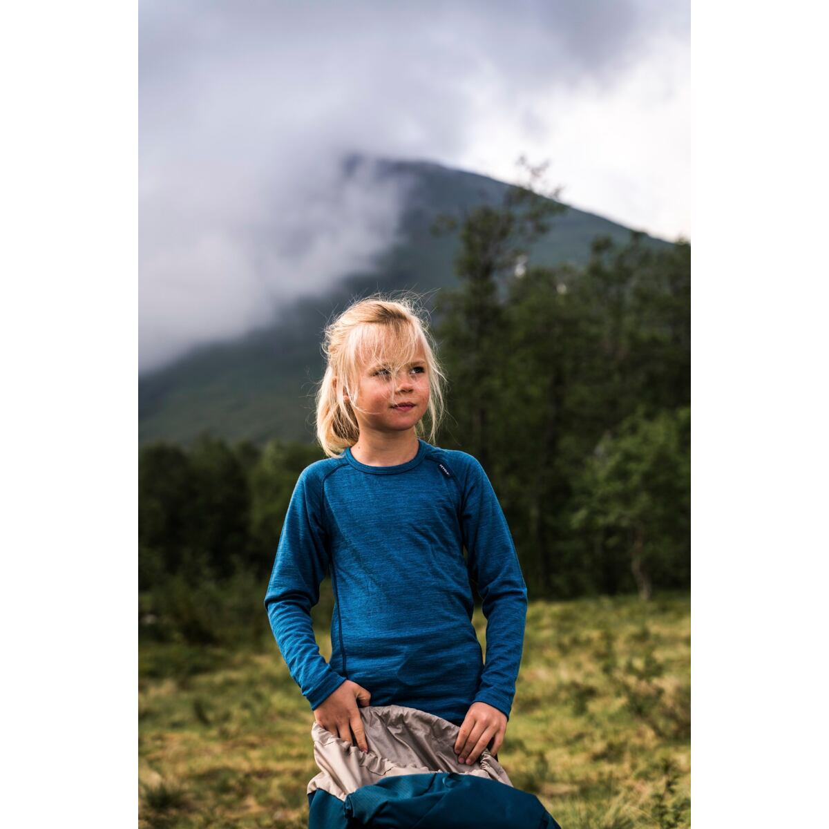 Devold Dětské funkční tričko s merinem Duo active Jr port s dlouhým rukávem