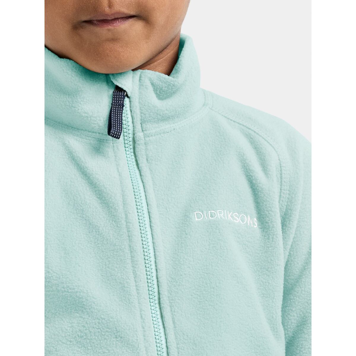Didriksons Dětská fleecová mikina Monte ocean mint