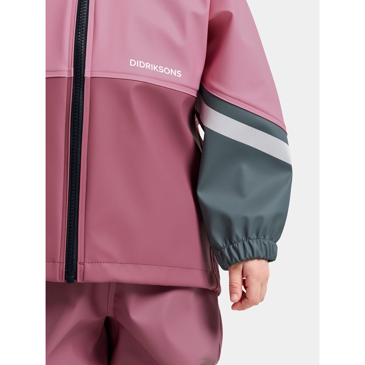 Didriksons Dětský set do deště Waterman light heather pink