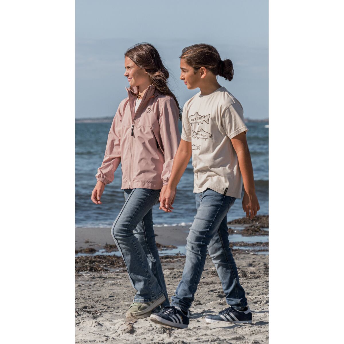 Didriksons Dětská nepromokavá bunda Meliss vintage pink - ROSTOUCÍ