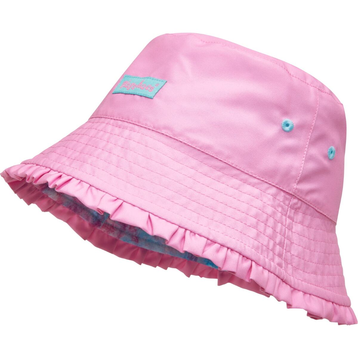 Playshoes Dětský UV klobouk Batik oboustranný - turquoise