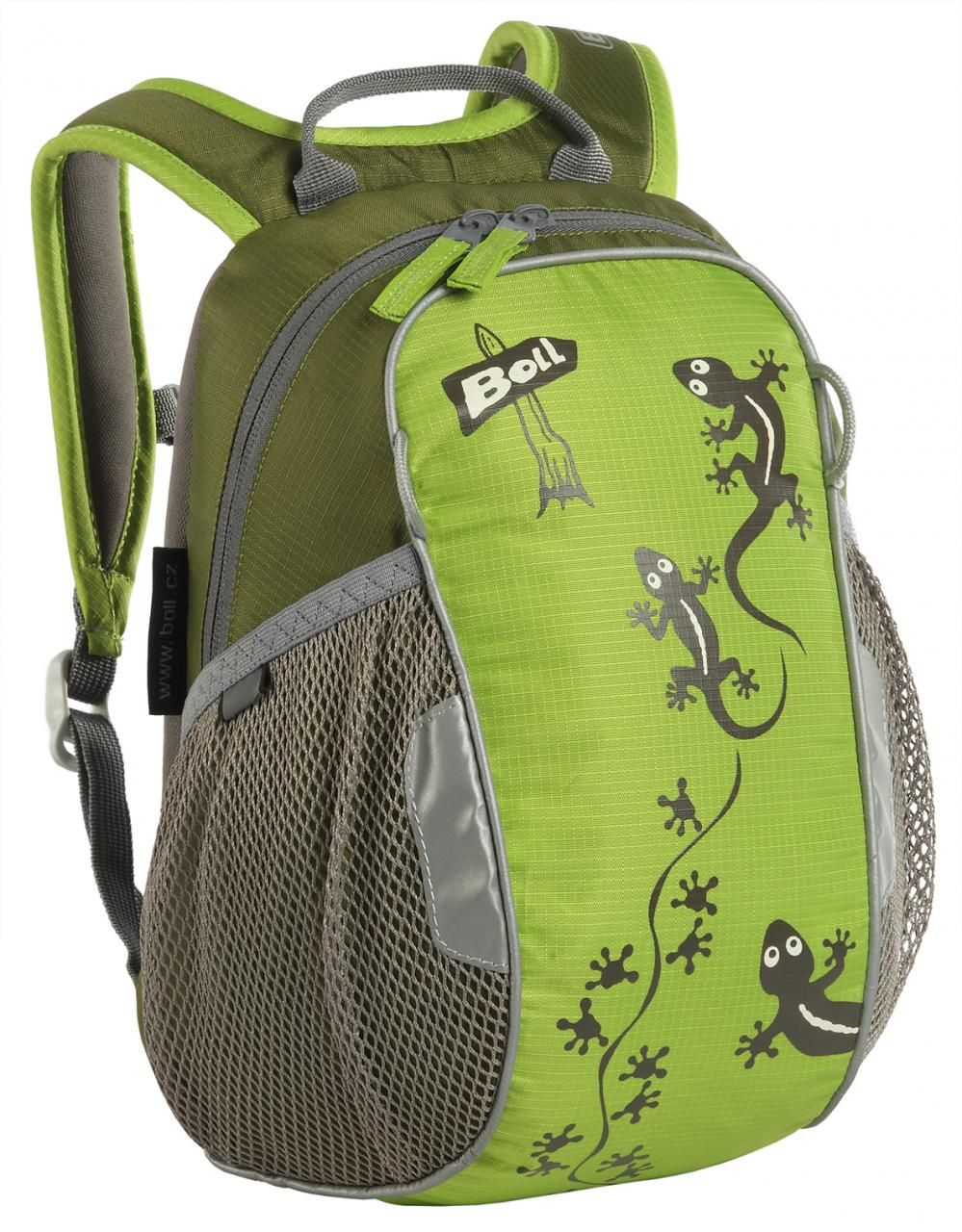 Dětský batoh Boll Bunny lime 6 l s plyšákem Myškou