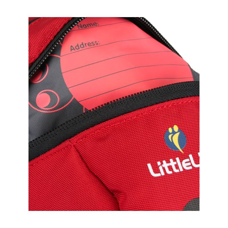 LittleLife Dětský batoh s bezpečnostním vodítkem beruška 2 l