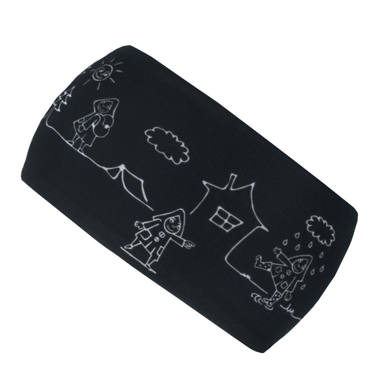 Promaledobrodruhy Funkční čelenka dvouvrstvá s fleecem - více barev barva black/