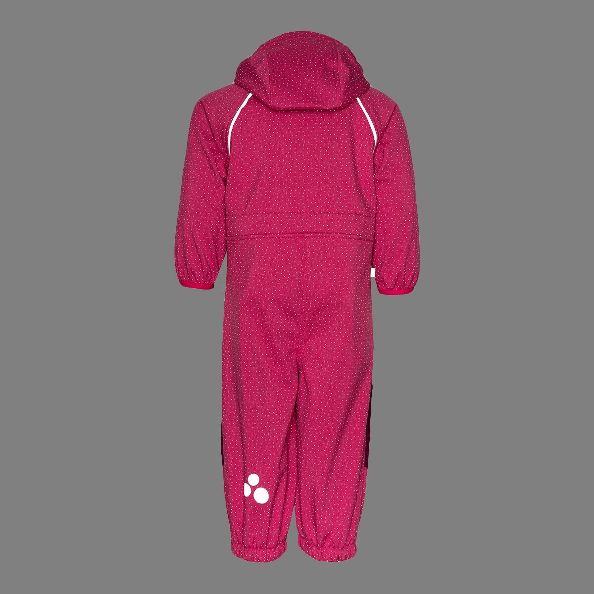 Huppa Dětská softshellová kombinéza Adal 1  fuchsia/ burgundy REFLEX