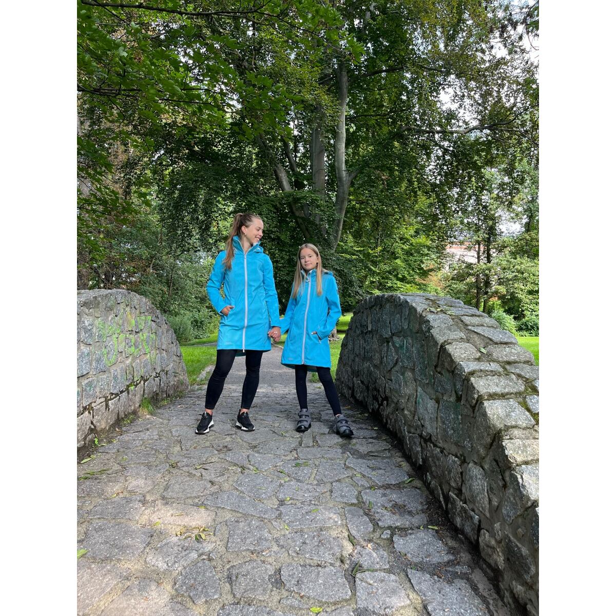 Huppa Dívčí softshellový kabát Ava arctic blue REFLEX