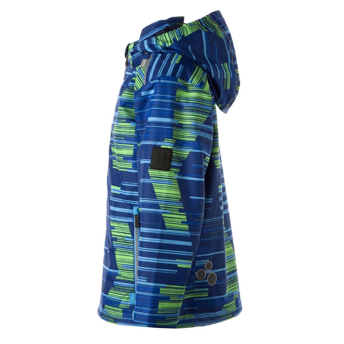 Huppa Dětská nepromokavá bunda Terrel blue pattern