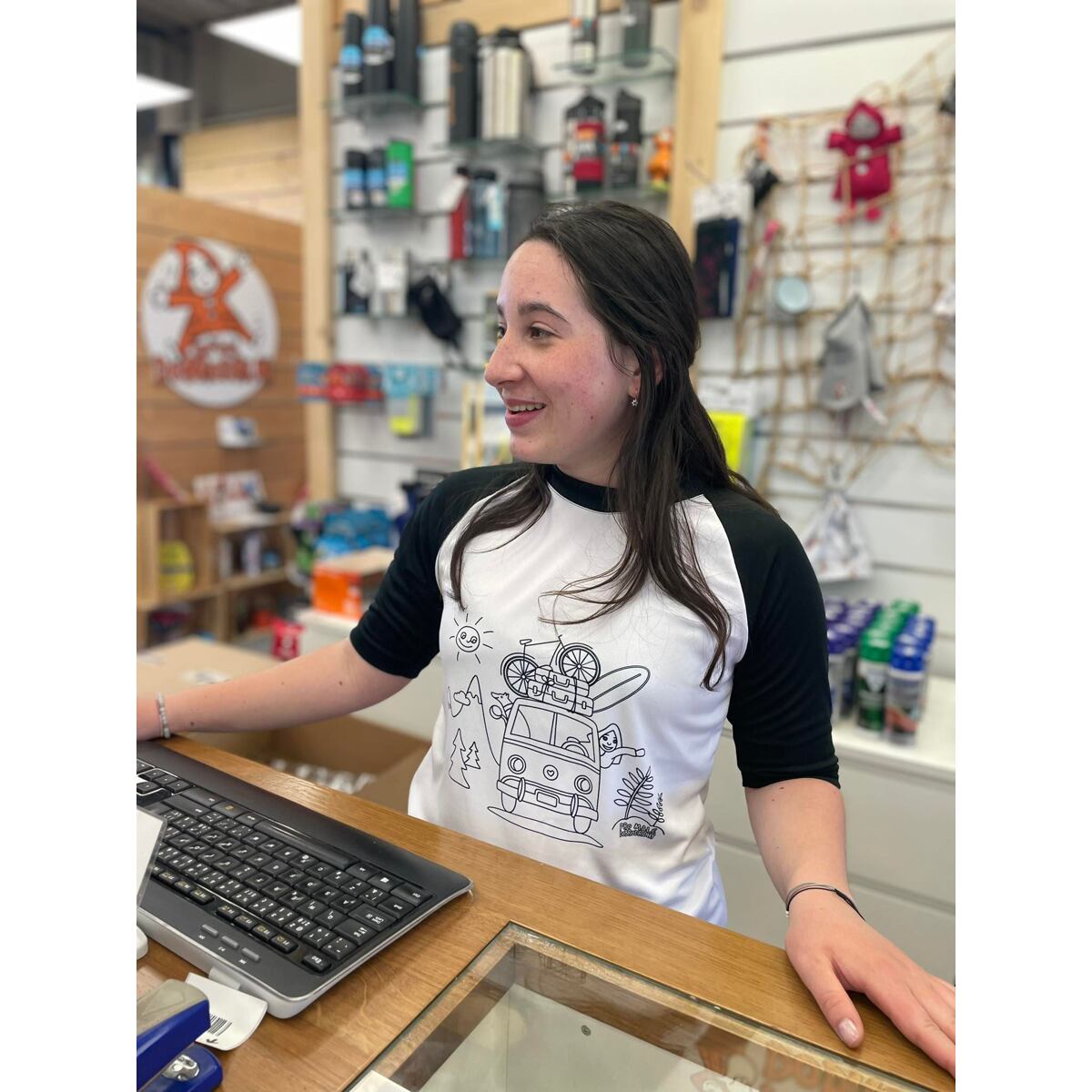 Promaledobrodruhy Dámské funkční UV tričko CoolMax krátký rukáv black