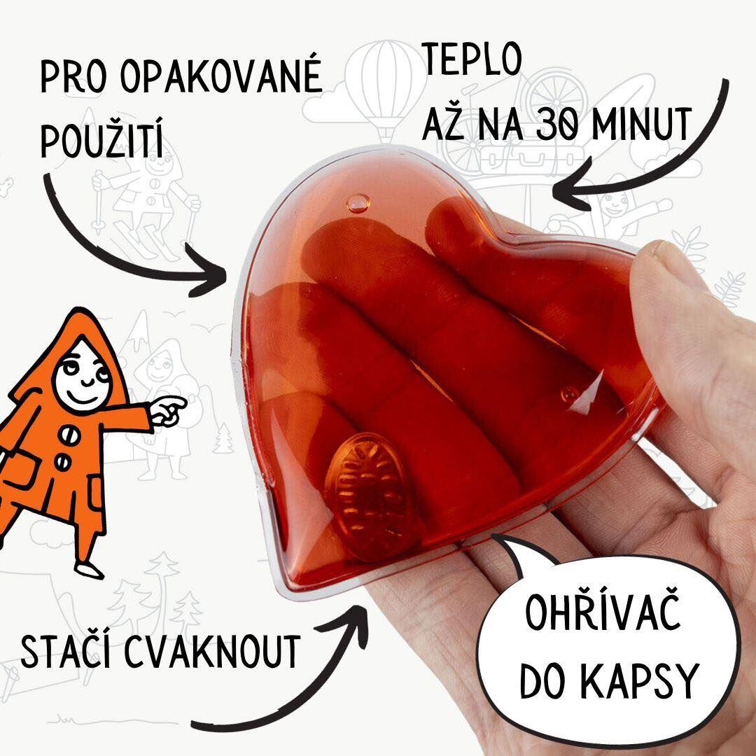 Yate Ohřívač do kapsy Amaroun 10x8 cm pro opakované použití 1ks